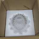 Uonlytech Vintage Glass Lamp Shade Decorative Cover for Pendant Light and Wall Sconce Easy Installation Softens Light Replacement for Old Fixtures