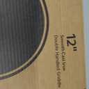 12inch Lightweight Pre-Seasoned Cast Iron Griddle Smooth Grill Pan
Non-Stick Polished Flat Pan Use with an Oven, Stove, Grill, or Campfire, Handcrafted, PFAS-Free, Non-Toxic, Easy to Clean