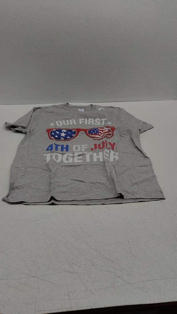 Our First 4th Of July Together Couples Matching Outfits T-Shirt for Women Men
, XL