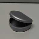 QUIST (TM) Solid Orthodontic Retainer Case (Grey)