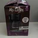 Mr. Coffee Black Coffee Maker, 12 Cups, with Auto Pause and Glass Carafe, Perfect for Home and Office Use