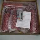 Flameless LED Candles with Timer 5 Pc Flickering Flameless Candles for Romantic Ambiance and Home Decoration Stable Acrylic Shell,with Embedded Star StringBattery Operated CandlesRed