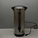 VEVOR Commercial Coffee Urn, 65Cups/9.75L Stainless Steel Large Coffee Dispenser, 1500W 110V Electric Coffee Maker Urn For Quick Brewing, Hot Water Urn with Water Gauge for Easy Viewing