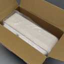 JOLLY CHEF Compostable  Compartment Paper Plates  *   [ ] Heavy Duty White Divided Disposable Plate Eco-Friendly Biodegradable Food Tray for Party Lunch Dinner Christmas (11*8in-100pack)