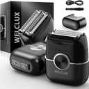 Electric Foil Shavers for Men: Upgraded Mini Electric Razor with 4 Floating Blades & Big LED Display - Foil Shaver for Men with 2 Gears Adjustable - Face Shaver with IPX7 Waterproof Wet/Dry,USB Type C