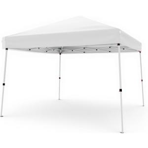 Canopy Tent, Garvee 12X12 FT Pop Up Canopy Outdoor Instant Tent Slant Legs with Carrying Bag, Portable Gazebo Shelter for Patio Deck Garden Beach - 10X10 FT Canopy Cover