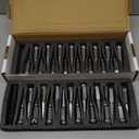 32PCS 14X1.5 Spike lug nut 4.4" Tall-Chevy Silverado 8Lug, M14x1.5 Electroplated Wheel Spike Lug Nut For Suburban GMC Sierra Yukon Ford F250 F350 RAM 2500 3500 Aftermarket Wheel,One Piece Anti-Rusting