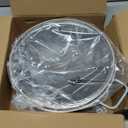 Wok pan,Hybrid 13 inch Wok with Lid, PFOA Free Cookware,non stick Stainless Steel Woks & Stir-fry pans Nonstick, Dishwasher and Oven Safe, Works on Induction