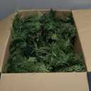 Christmas Garland with 50 Lights 9 Ft, Prelit Xnas Garland with Cypress Leaf, Battery Operated Christmas Decor for Mantle Staircase Indoor and Outdoor (RealLiketips-A)