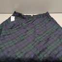 Women's Plaids Vintage Tartan Elastic Waist Knee Length A-Line Skirt, Size XXL
