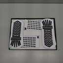 Lux Dual Grip Socks - Soccer Grip Socks for Men and Women. GripArray Performance & Comfort (Large, White)