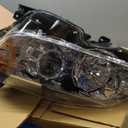 TRQ Left and Right Headlight Assembly Set Compatible with 08-11 Mercedes-Benz C300 C350 09-11 C63 AMG 08 C63 AMG from 02/09/07 Halogen Only