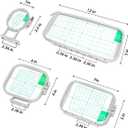Maggiehoop Embroidery Hoops for Brother PE900 PE800 SE2000 SE1900 PE770 780D PE700 PC6500 Brother Innovis 1250 700 Babylock Embroidery Machine (4in1-A Set)