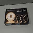 COB LED Strip Light 3000K 40FT/12M warm white led strip Dimmable High Lumen Strip with IR Remote 24V UL Certified Adapter Suitable Adhesive Indoor COB LED Strip for Bedroom Living Room, Shelf, Cabinet