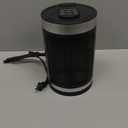 Small Space Heater, Portable Electric Heater with Temperature Sensor for Indoor Use, Digital Display, 1-12H Timer, Eco and Fan Mode,1500W PTC Ceramic Fast Safety Heat for Office, Bedroom, Tiny Home (9.82 inch)