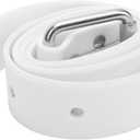 Diving Weight Belt, Adjustable Silicone Freediving Weight Belt with Quick Release Buckle, for Scuba Diving Spearfishing (White)