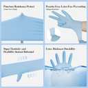 Kids Disposable Gloves for 3-8 Years, 5Mil Blue Nitrile Gloves with Latex-Free and Powder-Free, Durable and Protective for Work, Cleaning, Cooking, Gardening (XS,100PCS)