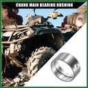 Motoforti Left/Crank Main Bearing Bushing for Polaris Sportsman 570 2012-2021 for Polaris ACE 570 2012-2021 / Crankcase Crank Bushing/Metal / 1 Pcs/Silver Tone Long-lasting