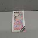 for iPhone 14 Case, Coastal Life Pattern with Tropical Collage, Military-Grade Drop Protection, Trendy Soft Slim TPU Protective Cover with Camera Protection for WomenGirls (PinkSummer)