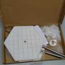 Tamodan Adjustable balloon column kit set of 2, 78 Inch balloon tower Reusable Metal Telescopic Designballoons tower stand for Weddings, Birthdays, Baby Showers & Graduation Events (Silver)