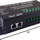 DC 5V-24V 6 Channel DMX512 Decoder LED Controller, for RGBRGB RGBW RGBWW RGBWWW LED Strip Light, 4-Digit Display