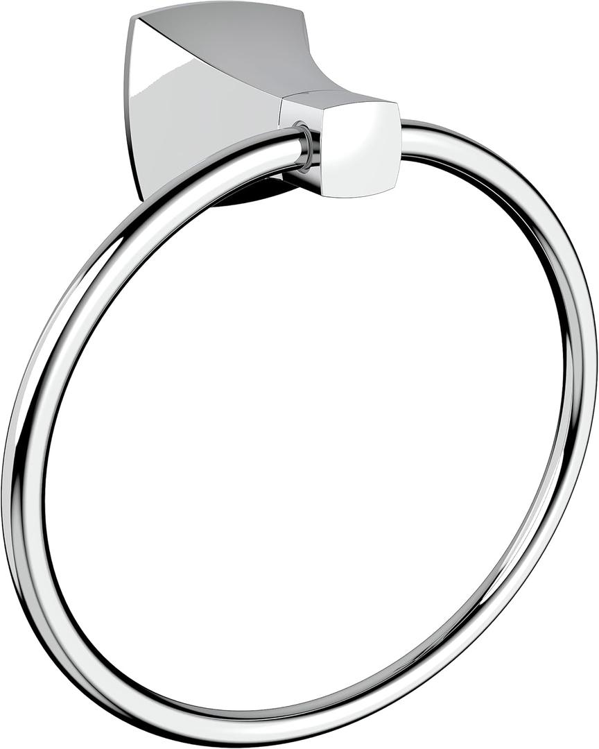 Hand Towel Holder for Bathroom Kitchen Polished Chrome Towel Ring Towel Hanger Stainless Steel and Zinc Alloy Wall Mount