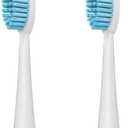 TAO Clean Sonic Electric Toothbrush Replacement Heads (2-Pack)  Whitening Head  Replacement Heads for The TAO Clean Electric Toothbrush and Docking Station