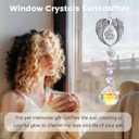 Pet Memorial Gifts for Dogs, Loss of Cat Sympathy, Remembrance Bereavement Crystal Suncatcher with Wing Paw, Cat Memorial Gift for Passing Away Loving Pets (Silver)