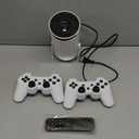 Portable Mini Game Video Projector, 30,000+ Preloaded Games, Android TV 11.0 Smart Projector, 360 ANSI, WiFi & Bluetooth, 1080P HD, Ideal for Home Theater, Gaming.