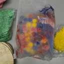30 Sets Wooden Easter Ornaments to Paint 5" DIY Unfinished Easter Egg Wood Cutouts with Grass Raffia Paper Shreds and Acrylic Paints with Paintbrush for Hanging Crafts Decorations