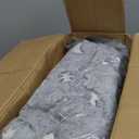 Pelemee Indoor Dog House, Night-Luminous Star Dog Tent with FrameWashable Dog Cave Bed, Suitable for 18-40 lb Small and Medium Dog (Grey)  L (25"×25"×25")