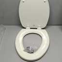 Church 585EC 346 Easy Clean Toilet seat, Elongated, Linen (Biscuit)