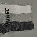 Crew Socks for Women & Men, 6 Pair Cute Cotton Casual Calf Socks Breathable Soft Above Ankle Socks, Size 5-10 (Gray)