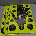 4 x Shooting Targets - 12x18 Inch Large Silhouette Paper Targets for Indoor/Outdoor Rifle, Pistol, Gun Practice