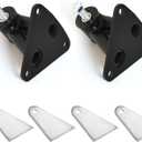 Universal Engine Weld-in Motor Mount Kit Compatible with Small and Big Block SBC BBC 350 396 454 4.3L V6 Models Swap Motor mounts Replace for 91018040 Pack of 2