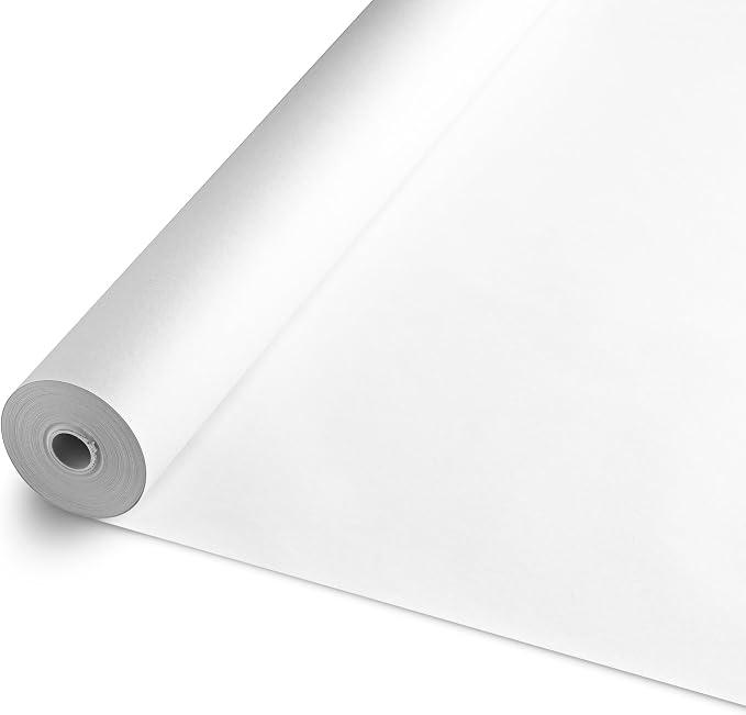 White Butcher Paper Roll, 17,8 in x 100 ft, 1 Roll
White Butcher Paper for Food Wrapping, Sandwiches, Floral Use, Table Covers and General Packaging