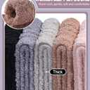 LANLEO Fuzzy Socks for Women Soft Cozy Fluffy Slipper Winter Warm Microfiber Plush Sleeping Socks