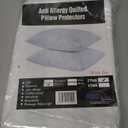 UNILIBRA 2 Pack Waterproof Pillow Protector Quilted Queen Size(21"X30") (Queen Pillow Protector)