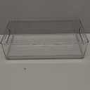 iDesign Stackable Fridge Bin - Storage Bin for Freezer or Pantry, Set of 2, Clear, Made in USA