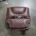 RHHVVR Oversized Power Lift Recliner Chair 400 LBS for Big and Tall Elderly, 26" Extra Wide Zero Gravity Electric Recliner Chair with Massage and Heating, Leather Home Theater Seat, Brown