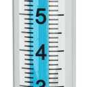 BinaryABC Glass Rain Gauge Replacement Tube,8.3 Inch Transparent Outdoor Rain Meter Tubes for Lawn Garden Yard Home