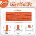 pepmily 16 Pack Table Runner Orange Cheesecloth 10ft Boho Gauze Fabric 120 Inch Cheese Cloth Table Runner Rustic Sheer for Holiday Baby Shower Party Dcor Home Wedding Decoration