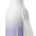 BJPKPK Insulated Water Bottles, 12oz Stainless Steel Metal Water Bottle with Strap, BPA Free Leak Proof Thermo, Mugs, Flasks, Reusable Water Bottle for Sports & Travel, Lilac Elegance