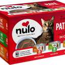 Nulo Variety Flavors Pate Wet Canned Cat Food, 5.5 Ounce (Pack of 24), Best By: MAY 16, 27