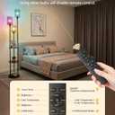 71" Boho Floor Lamp with Shelves, 3 Light Standing Lamp for Living Room