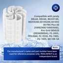 FNS Plus 60 DE Filter Grids Replacement Set | Compatible with 59003000, Jandy DEL/DEV60, Hayward DE6020, FS-2005, PFS3060, FC-9550, 60 Sq.Ft, 30" H, 7 Full + 1 Partial