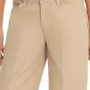 Classroom School Uniforms Big Girls Flat Front Low Rise Short (5, Khaki)