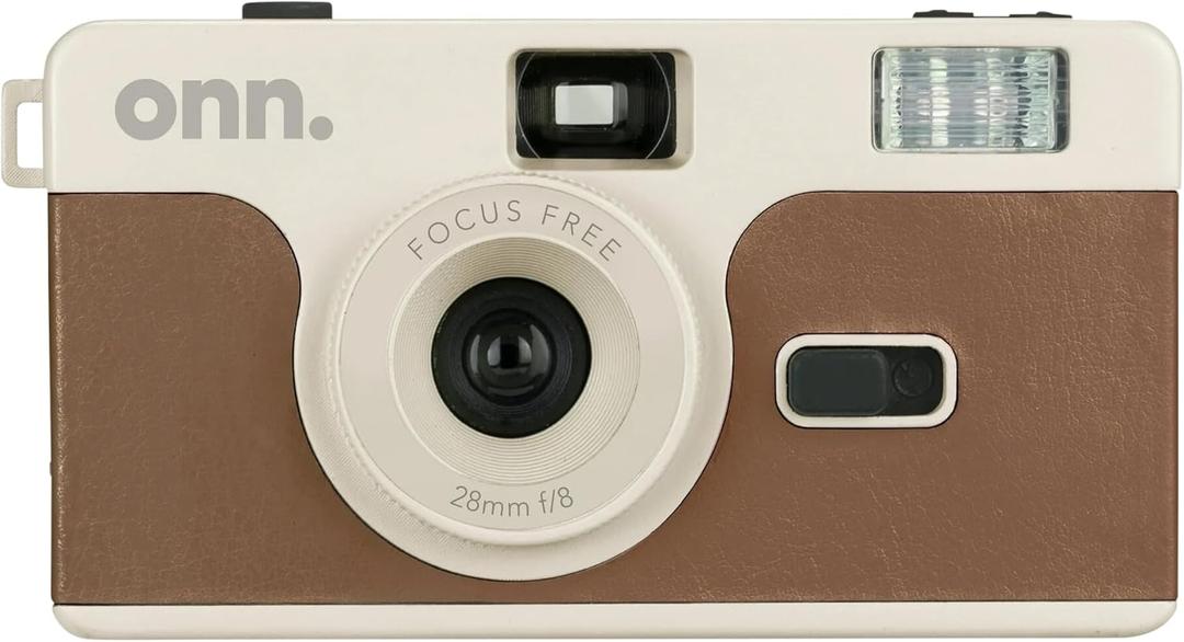 Onn. Reusable 35MM Film Camera (Brown)