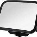 XL Baby Car Mirror, Safety Car Seat Mirror for Rear Facing Infant with Wide Crystal Clear View, Fits on Headrest Shatterproof, Fully Assembled