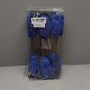 KI Store Blue Velvet Magnolia Flowers Pack of 6 Oversize Artificial Christmas Poinsettia Floral Picks Stems for Xmas Tree Wedding Centerpiece Decorations
